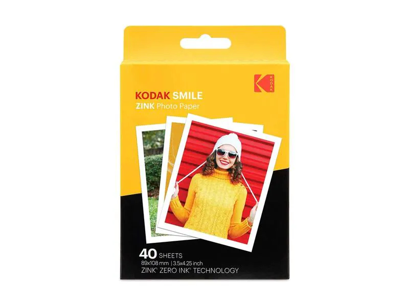 Kodak Sofortbildfilm Zink 3x4 ? 40er Pack, Zubehörtyp: Sofortbildfilm
