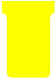 nobo T-Karten, Größe 4 / 124 mm, 170 g/qm, gelb