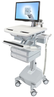 ERGOTRON cart with LCD-Arm, StyleView, LiFe powered 2 drawer, 24 inch, adjustable 68,6cm