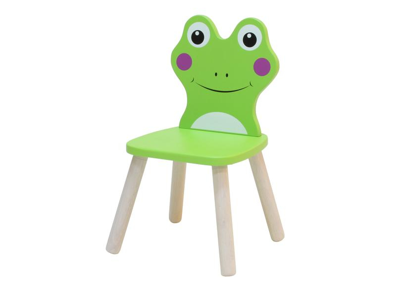 Spielba Holzspielwaren Kinderstuhl Frosch Grün, Farbe: Grün, Aussenanwendung: Nein, Themenwelt: Frosch