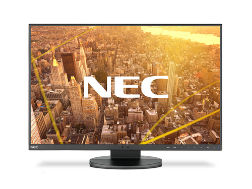NEC MultiSync EA241WU-BK, 21.5 Zoll LED, 1920 x 1200 Pixel Full HD, DVI VGA HDMI USB, Schwarz