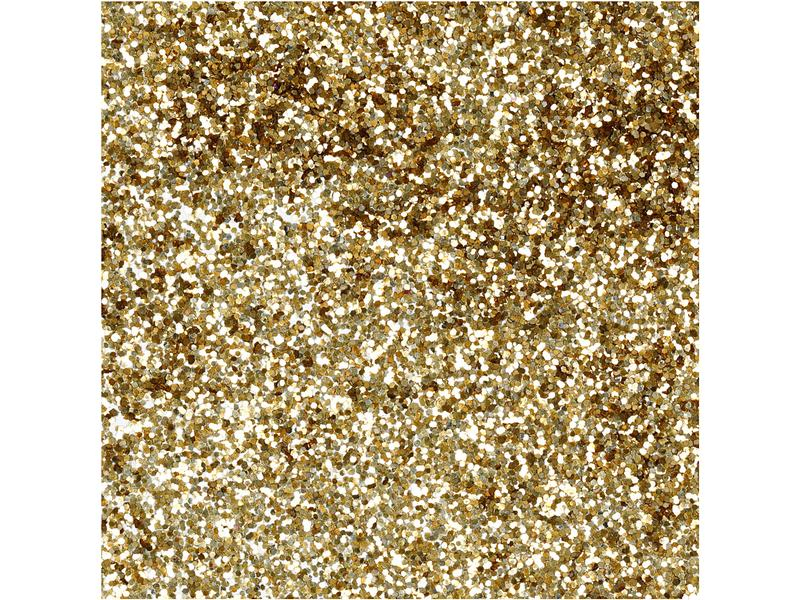 Creativ Company Glitzerkarton Bio 10 g, 1 Stück, Gold, Farbe: Gold, Set: Nein