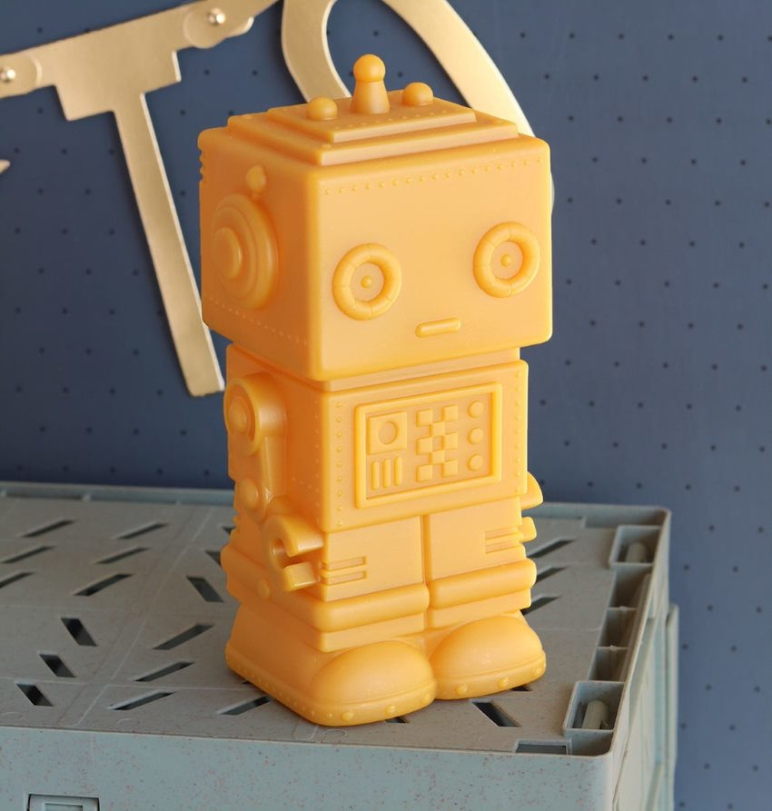 ALLC Nachtlicht Mini Robot LLCRGR62 aztec gold 6.8x13.2x5.8cm