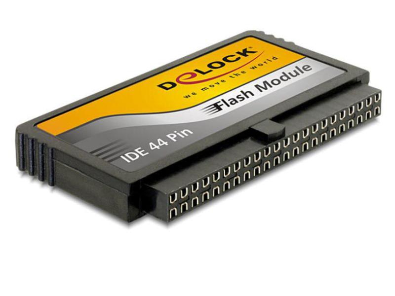 Delock Flash-Modul 54160 IDE 44-Pin 512MB Vertikal, Datenanschluss Seite A: IDE (44-Pin), Datenanschluss Seite B: Kein, Anzahl Ports: 1