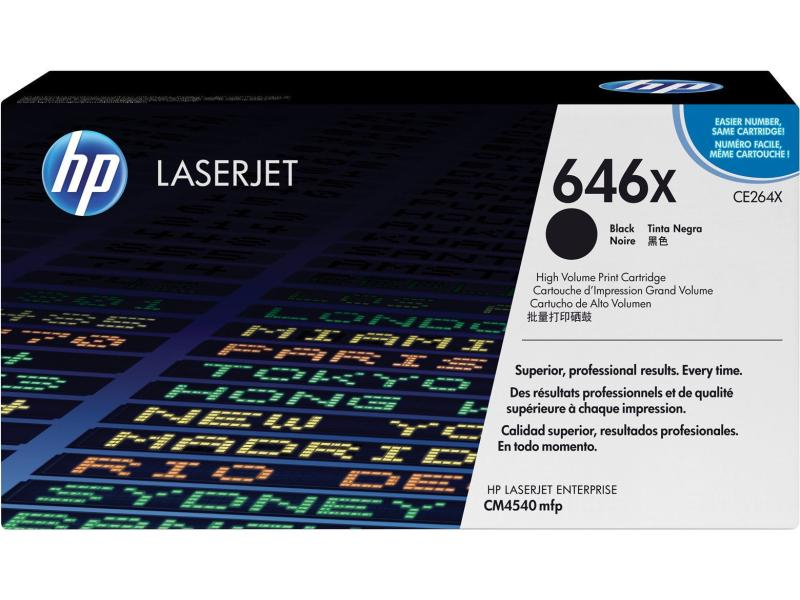 HP Toner-Modul 646X schwarz CE264X Color LJ CM4540 17'000 Seiten