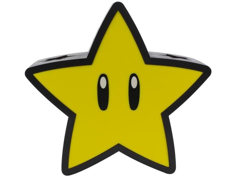 Paladone Dekoleuchte Super Mario Super Star, Höhe: 25 cm, Themenwelt: Mario, Stromversorgung: Batteriebetrieb, USB