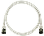 LogiLink Patchkabel Ultraflex, Kat.6A, S/FTP, 1,0 m, weiß