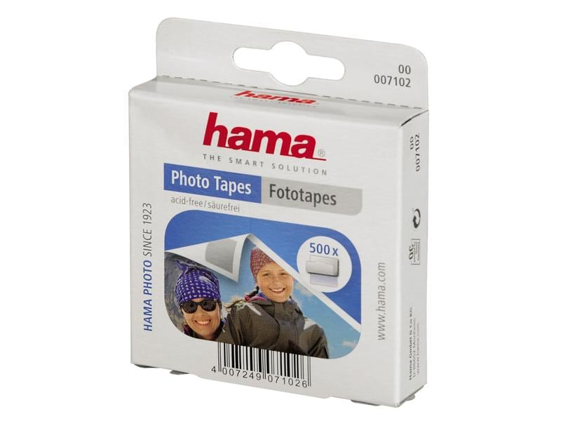 Hama Kleberoller Fototape Spender 1 Rolle à 500 Stück, Geeignete Oberflächen: Papier, Packungsgrösse: 500 Stück, Inhaltsstoffe: säurefrei, Detailfarbe: Transparent, Art: Kleberoller