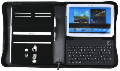 Alassio Bluetooth Tastatur im Organizer "LOMBARDO", für iPad