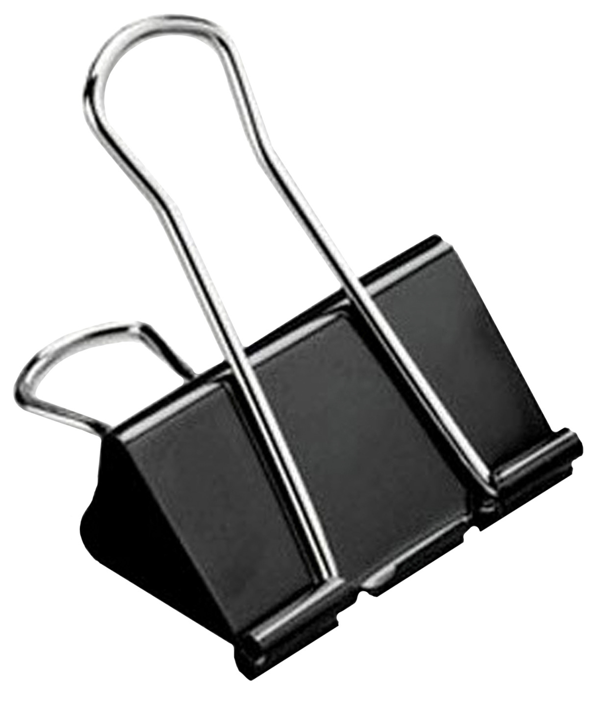 BÜROLINE Foldback-Klammer 19mm 112220 schwarz