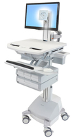 ERGOTRON cart with LCD-Pivot, StyleView, SLA powered 4 drawer, 24 inch, adjustable 68,6cm