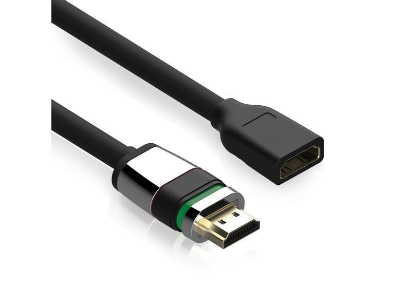 PureLink Kabel HDMI - HDMI, 0.1 m, Typ: Adapter, Videoanschluss Seite A: HDMI, Videoanschluss Seite B: HDMI, Farbe: Schwarz, Länge: 0.1 m