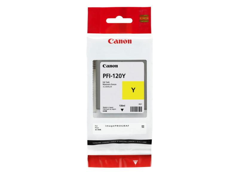 Canon Tinte PFI-120Y Yellow, Druckleistung Seiten: 0 ×, Toner/Tinte Farbe: Yellow, Originalprodukt