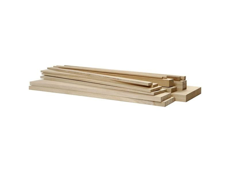 Creativ Company Holzartikel Holzstücke 37 cm, 194 Stück, Breite: 1.5 cm, 10.5 cm, Höhe: 1.5 cm, Länge: 37 cm, Produkttyp: Holzartikel