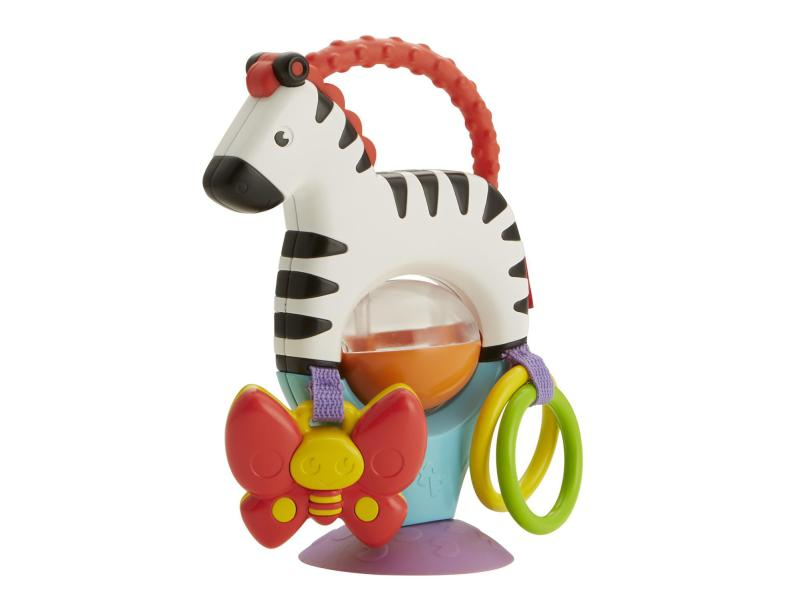 Fisher-Price Beschäftigungsspielzeug Kleines Spiel-Zebra, Alter ab: 3 Monate, Material: Kunststoff, Farbe: Mehrfarbig