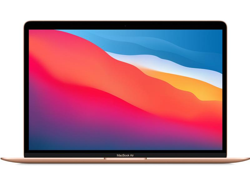 Apple MacBook Air 2020 M1 7C GPU / 512 GB / 8 GB Gold, Prozessortyp: Apple M1, Speicherkapazität Total: 512 GB, Verbauter Arbeitsspeicher: 8 GB, Betriebssystem: Mac OS X, Grafikkarte Modell: M1, Bildschirmdiagonale: 13.3 "