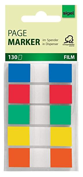 sigel Haftstreifen "Z-Marker" Film Color-Tip Mini, sortiert