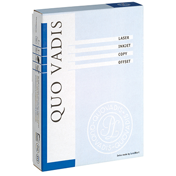 Hochwertiges Briefpapier QUO VADIS | A4 | 90g  Ideal für Briefbögen und Geschäftspapiere mit Wasserzeichen