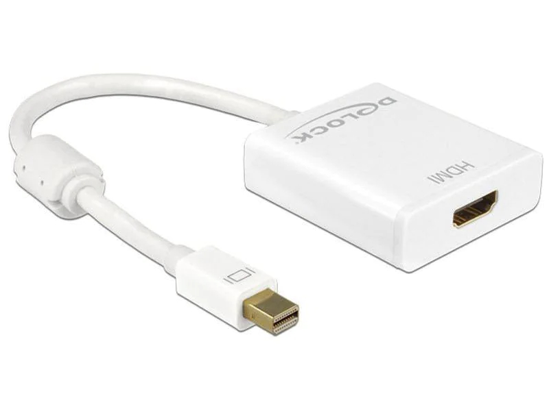 DeLock Konverter Mini-DisplayPort - HDMI, Typ: Konverter, Videoanschluss Seite A: Mini-DisplayPort, Videoanschluss Seite B: HDMI