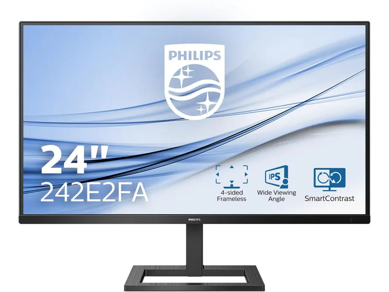 24 IPS Monitor, Full HD, 1920 x 1080, 75 Hz, DiplayPort, HDMI, VGA, 1ms, Speakers