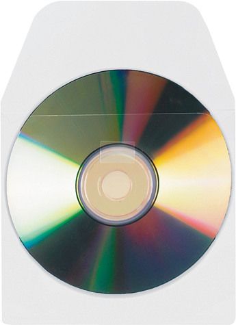 3L CD/DVD Hülle 127x127mm 6832-10 PP, transp., selbstkl.10 Stück