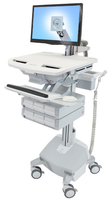 ERGOTRON cart with LCD-Arm, StyleView, LiFe powered 6 drawer, 24 inch, adjustable 68,6cm