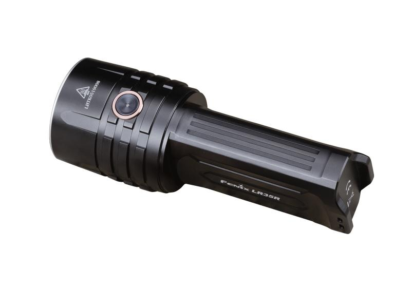 Fenix Taschenlampe LR35R, Betriebsart: Akkubetrieb, Leuchtmittel: LED, Wasserfest: Ja, Leuchtweite: 500 m, Max. Laufzeit: 80 h, Lichtstärke: 10000 lm