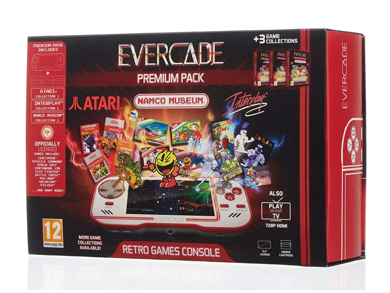 Blaze Evercade Premium Pack, Plattform: Evercade, Ausführung: Standard Edition, Farbe: Grau