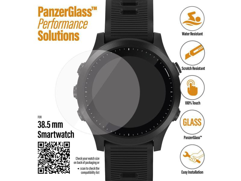 Panzerglass Displayschutz Huawei Watch GT2 (38.5mm), Zubehörtyp: Displayschutz, Kompatible Hersteller: Huawei, Kompatible Smartwatches: Watch GT2 46mm, Farbe: Transparent