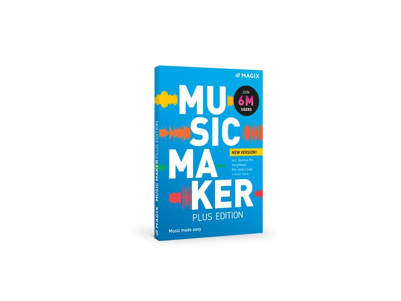 Magix Magix Music Maker Plus Ed. 2022 Box, Vollversion, WIN, D/F/I, Lizenzform: Box