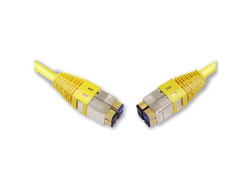 BKS HomeNet Patchkabel 1.0m, MMC/MMC Stecker, für 1/10 Gigabit Ethernet, 4x2 geschirmt (S/FTP),