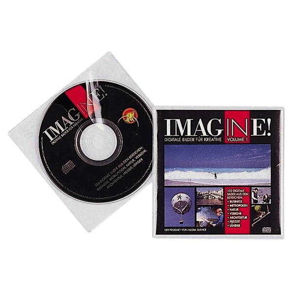 DURABLE CD-/DVD-Hülle COVER, für 1 CD, PP, transparent