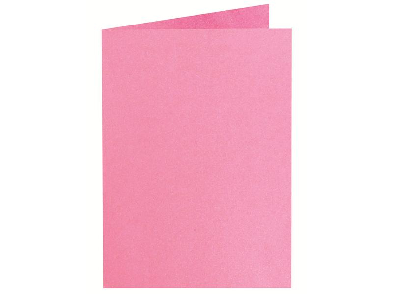 Artoz Blankokarte Perle A5, 5 Stück, Rosa, Papierformat: A5, Motiv: Kein, Verpackungseinheit: 5 Stück, Farbe: Rosa, Inkl. Couvert: Nein