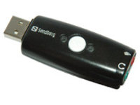 SANDBERG USB to Sound Link Externe USB-Soundkarte mit Anschluessen fuer Lautsprecher und Mikrofon