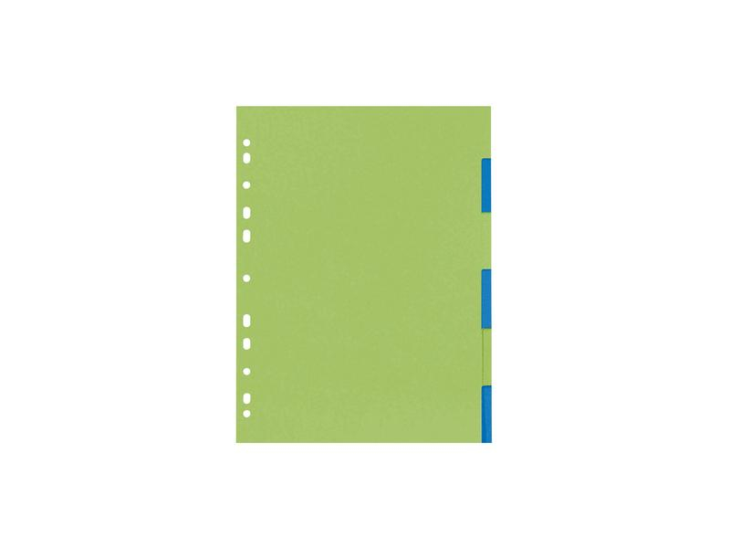 Herlitz Register GREENline Blanko, 2-farbig, Einteilung: Blanko, Überbreite: Nein, Material: Manila, Farbe: Mehrfarbig