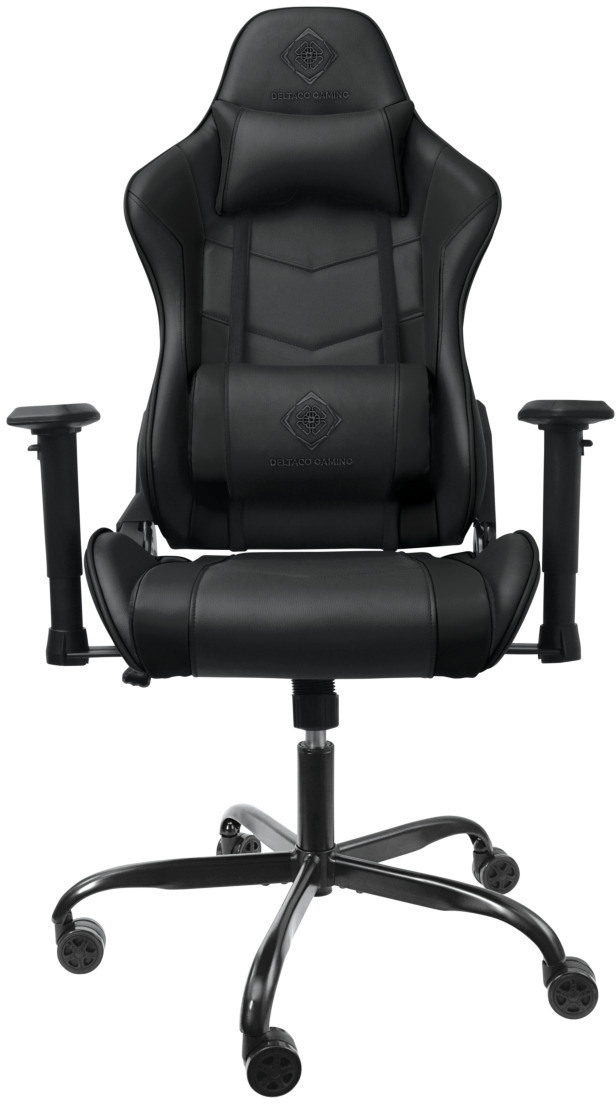 DELTACO Gaming Chair DC210 Black GAM-096 PU-leather,ergonomic,metal