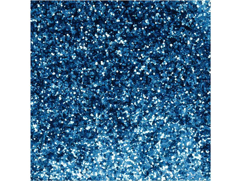 Creativ Company Glitzerkarton Bio 10 g, 1 Stück, Blau, Farbe: Blau, Set: Nein
