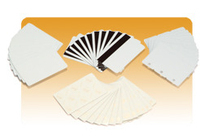 CARDS 15 MIL WRITE-ABLE BACK Zebra white PVC cards, 15 mil with writeable back (500 cards)  MSD