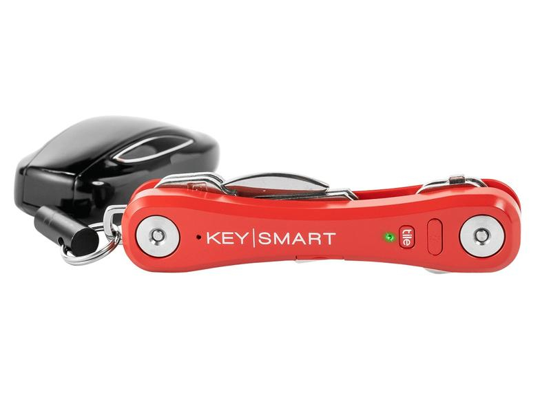 Keysmart Schlüsselhalter Pro Tile Rot, Alarmierung: App, Farbe: Rot