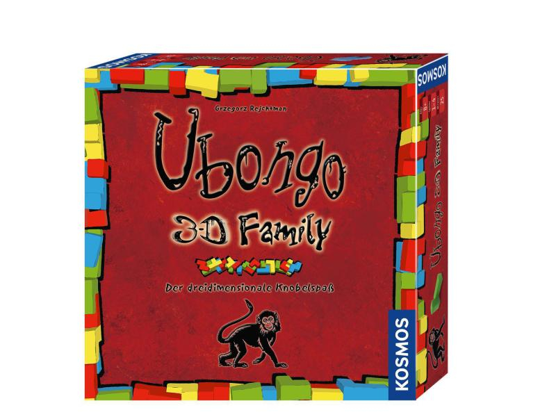 Kosmos Knobelspiel Ubongo 3-D Family, Kategorie: Partyspiel, Logikspiel, Altersempfehlung ab: 8 Jahren, Min. Anzahl Spieler: 1, Max. Anzahl Spieler: 4