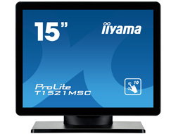 Iiyama ProLite T1521MSC-B1, 15 Zoll LED, 1024 x 768 Pixel Full HD, 4:3, VGA USB, Schwarz