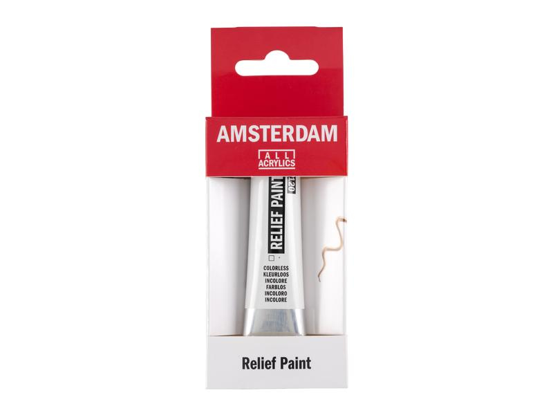 Amsterdam Acrylfarbe Reliefpaint 20 ml, Transparent, Art: Acrylfarbe, Farbe: Transparent, Set: Nein, Verpackungseinheit: 1 Stück