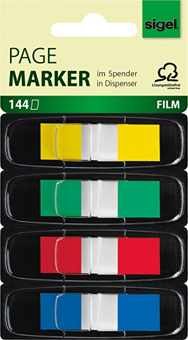 sigel Haftstreifen "Z-Marker" Film Mini Color-Tip, sortiert