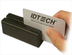 MINIMAGII Magnet Stripe Reader, black, Swipe speeds from 3 to 60 inches per second, Interfaces: USB/CDC  MSD