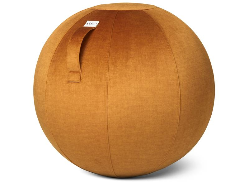 VLUV Sitzball Bol Varm Pumpkin, Ø 70-75 cm, Breite: 75 cm, Höhe: 75 cm, Tiefe: 75 cm, Material: Polyester, Farbe: Orange, Art: Sitzball