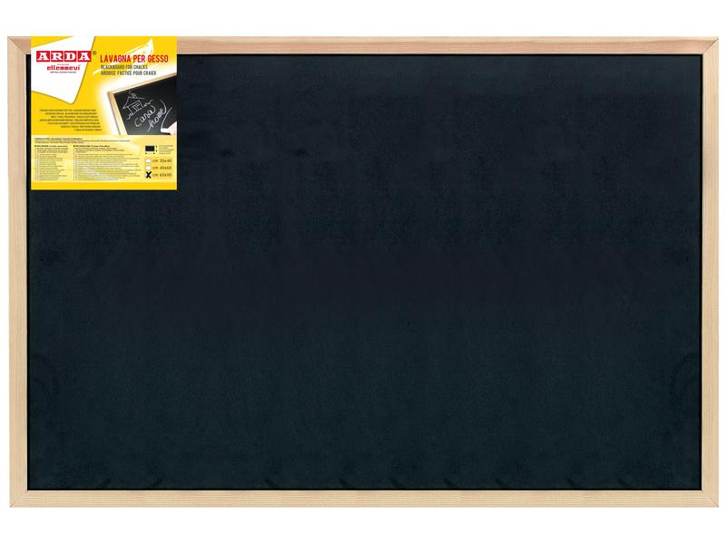 Arda Kreidetafel Blackboard 60 x 90 cm, Schwarz, Tafelart: Kreidetafel, Breite: 90 cm, Farbe: Schwarz, Material: Kunststoff, Länge: 60 cm, Rahmenmaterial: Kiefer