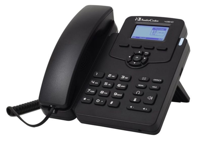 Audiocodes Tischtelefon 405HD Skype for Business, Funktionen Tischtelefone: Wandmontagefähig, Zertifiziert für: Skype for Business Online; Skype for Business On-Premises, PoE