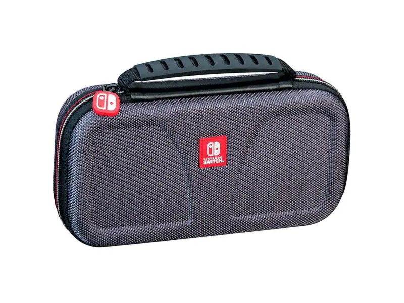 Big Ben Interactive Schutzetui Switch Lite Deluxe Travel Case NLS140, Farbe: Grau, Rot, Zubehörtyp: Tasche, Plattform: Nintendo Switch Lite