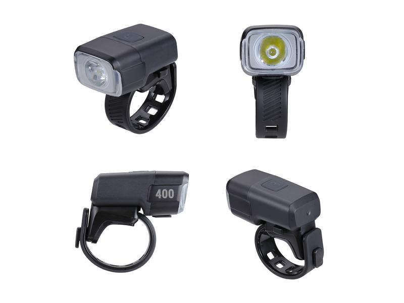 BBB Fahrradlampe Nano Strike 400 Frontlicht, Leuchten Kategorie: Frontleuchte, Stromversorgung: Akkubetrieb, Leuchtmittel: LED, Lichtfarbe: Tageslichtweiss (Kaltweiss), Lichtstärke: 400 lm, Set: Nein