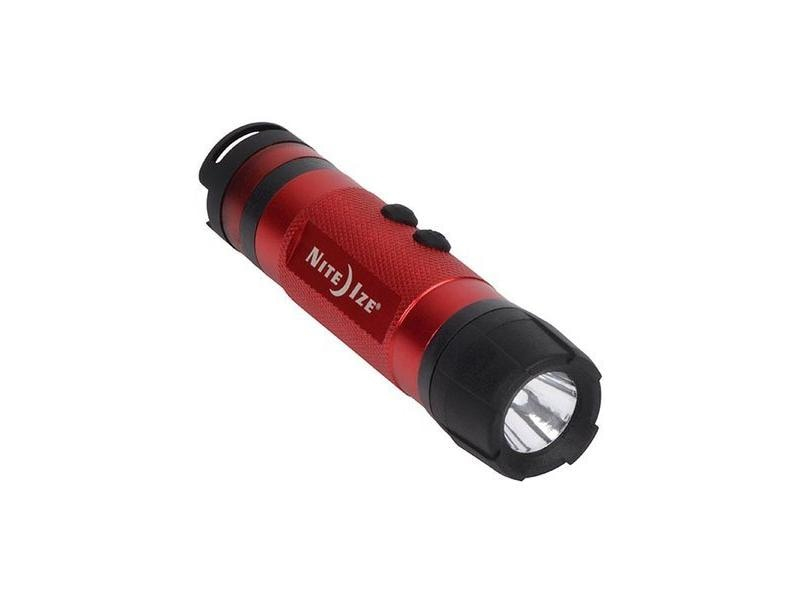 NITE IZE Taschenlampe Radiant 3-in-1 LED Rot, Einsatzbereich: Outdoor & Camping, Betriebsart: Batteriebetrieb, Leuchtmittel: LED, Wasserfest: Ja, Leuchtweite: 50 m, Max. Laufzeit: 9.5 h